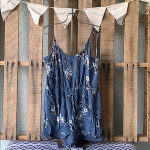 Kendall & Kylie Blue Floral Romper